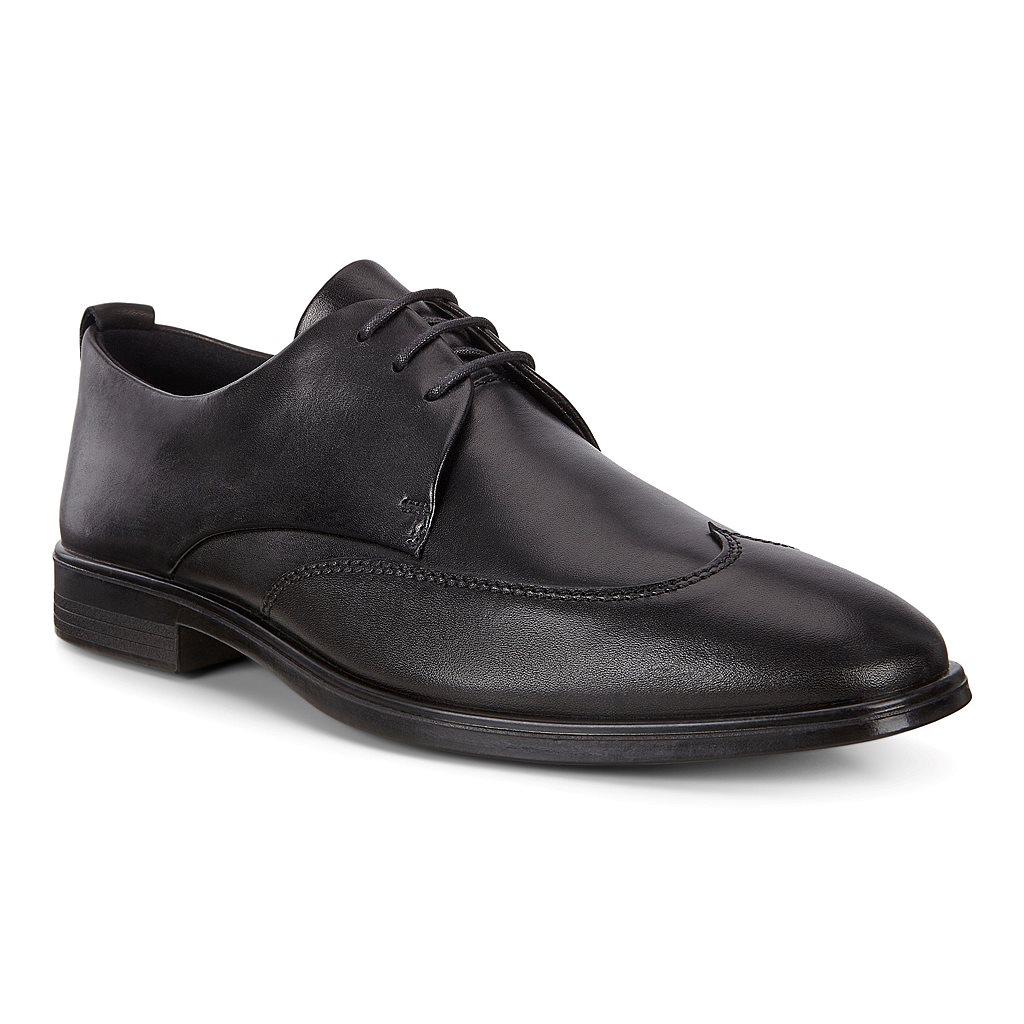 Ecco Melbourne Mens Business Shoes In Black Sale - India FVC-928305